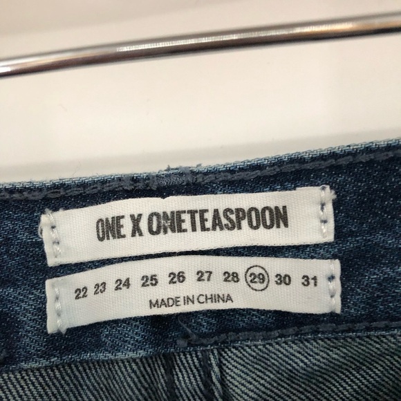 One Teaspoon 29x29 Awesome Baggies Destroyed Distressed Ripped 0640 Jeans blue - Picture 6 of 12